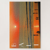 Puzzle coucher de soleil de bali séminyak (Vertical)