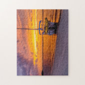 Puzzle Coucher de soleil de feu de la Floride de Navarre (Vertical)