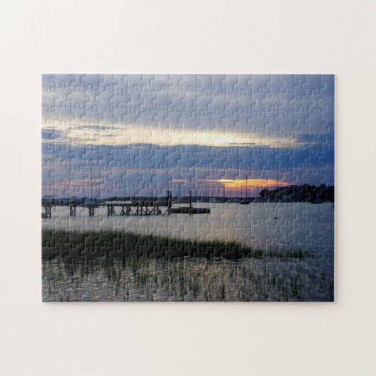 Puzzle Coucher de soleil de folie Harbour (Horizontal)