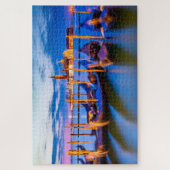 Puzzle Coucher de soleil de la gondole de Venise (Vertical)