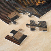 Puzzle Coucher de soleil de Sienne : Panorama sur le toit (Côté)