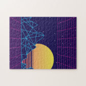 Puzzle Coucher de soleil de Vaporwave (Horizontal)