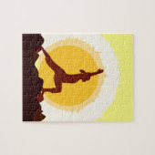 Puzzle Coucher de soleil de Yoga (Horizontal)
