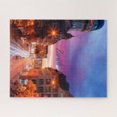 Puzzle Coucher de soleil de Zurich Suisse (Horizontal)