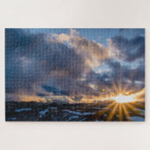 Puzzle Coucher de soleil des monts Beartooth (Horizontal)