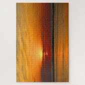 Puzzle coucher de soleil doré (Vertical)