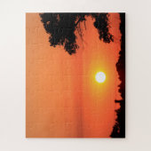 Puzzle Coucher de soleil doré du Kansas (Vertical)