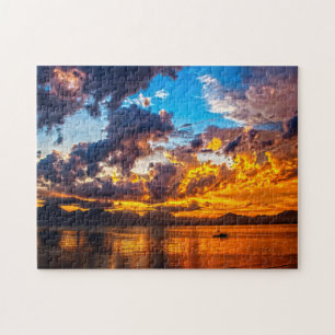 Puzzle Coucher de soleil du soir.