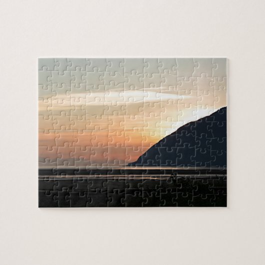 Puzzle Coucher de soleil en Alaska sur le bras de Turnaga (Horizontal)