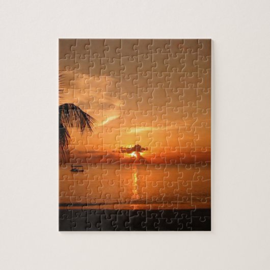Puzzle Coucher de soleil en été (Vertical)