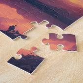 Puzzle Coucher de soleil ensoleillé (Côté)