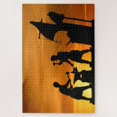 Puzzle Coucher de soleil forgeron. (Vertical)