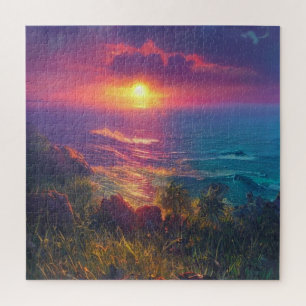 Puzzle Coucher de soleil Imaginaire