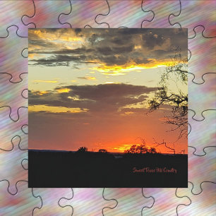 Puzzle Coucher de soleil magnifique Texas Hill Country Ga