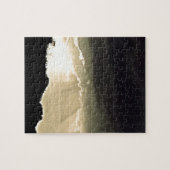 Puzzle Coucher de soleil noir et blanc (Horizontal)