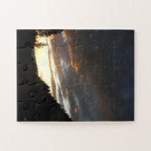 Puzzle Coucher de soleil nuageux doré... (Horizontal)