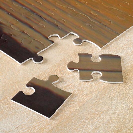 Puzzle Coucher de soleil Orange Cape Cod sur la plage (Côté)