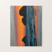 Puzzle Coucher de soleil, piles marines, Oceanside, Orego (Vertical)