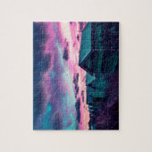 Puzzle Coucher de soleil rose (Vertical)