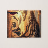 Puzzle Coucher de soleil Safari (Horizontal)