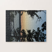 Puzzle Coucher de soleil silhouette de Table Rock (Horizontal)