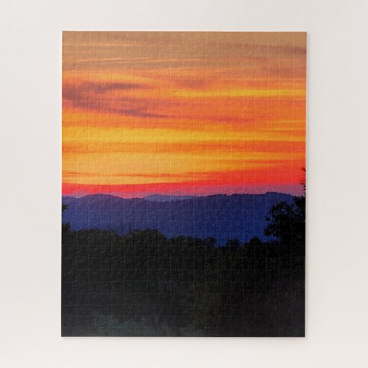 Puzzle Coucher de soleil sur Blue Ridge Parkway (Vertical)