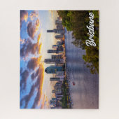Puzzle Coucher de soleil sur Brisbane, Australie (Vertical)