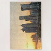 Puzzle Coucher de soleil sur Doha, Qatar (Vertical)