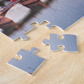 Puzzle Coucher de soleil sur Francfort, Allemagne (Côté)