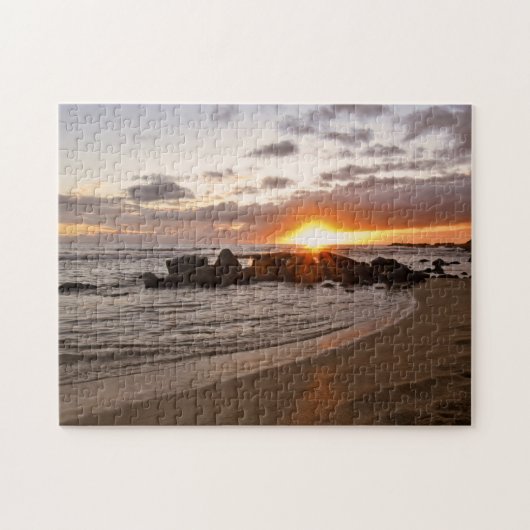 Puzzle Coucher de soleil sur Kauaii - Hawaii - 11x14 - 25 (Horizontal)