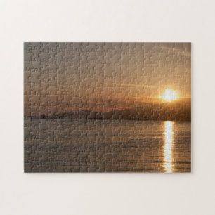 Puzzle Coucher de soleil sur la baie de Vancouver - Canad