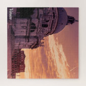 Puzzle Coucher de soleil sur la basilique de Venise (Horizontal)