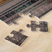 Puzzle Coucher de soleil sur la cathédrale orthodoxe russ (Côté)