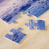 Puzzle Coucher de soleil sur la jetée et la plage de Vent (Côté)