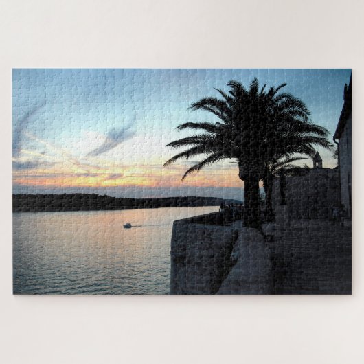 Puzzle Coucher de soleil sur la mer (Horizontal)
