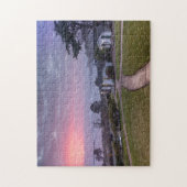 Puzzle Coucher de soleil sur la pelouse sud au Little Riv (Vertical)