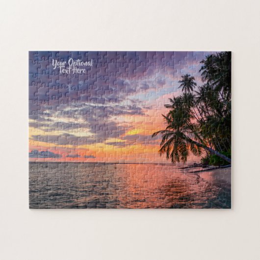 Puzzle Coucher de soleil sur la plage (Horizontal)