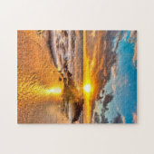 Puzzle Coucher de soleil sur la plage (Horizontal)