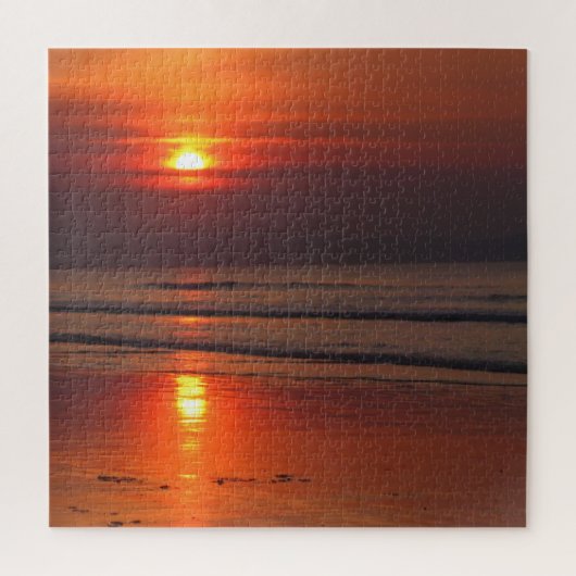 Puzzle Coucher de soleil sur la plage - 20x20 - 676 pcs (Vertical)