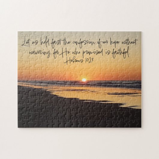 Puzzle Coucher de soleil sur la plage de Cocoa (Horizontal)