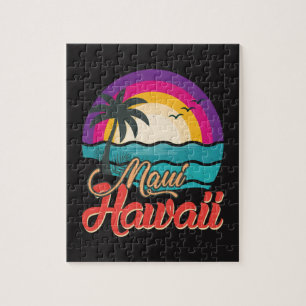 Puzzle Coucher de soleil sur la plage de Maui Hawaii avec