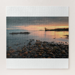 Puzzle Coucher de soleil sur la plage de Salthill à Galwa