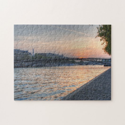 Puzzle Coucher de soleil sur la Seine (Horizontal)