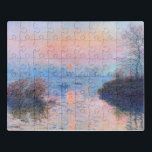Puzzle Coucher de soleil sur la Seine Claude Monet<br><div class="desc">Coucher de soleil sur la Seine. Claude Monet. 1874. Reproduction d'oeuvres d'art célèbres dans le domaine public.</div>