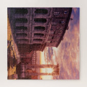 Puzzle Coucher de soleil sur le Colisée de Rome à Rome (Horizontal)