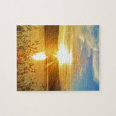 Puzzle Coucher de soleil sur le lac Arrowhead (Horizontal)