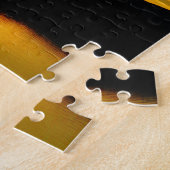 Puzzle Coucher de soleil sur le lac Mt Yellow (Côté)