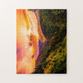 Puzzle Coucher de soleil sur le Montana. (Vertical)