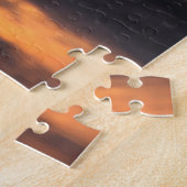 Puzzle coucher de soleil sur l'eau (Côté)