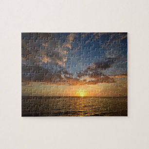 Puzzle Coucher de soleil sur l'eau - 8x10 - 110 pc